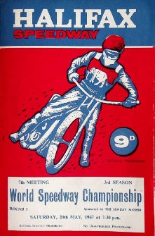 1967 maj 20, Halifax : Brytyjska Runda Kwalifikacyjna Indywidualnych Mistrzostw Świata na żużlu