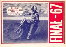 1967 sierpień 27, Wrocław : Finał Europejski Indywidualnych Mistrzostw Świata na żużlu