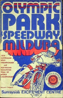 1979 styczeń 28, Mildura : Finał Australijski Indywidualnych Mistrzostw Świata na żużlu, Mistrzostwa Australii