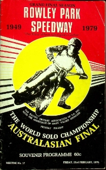 1979 luty 23, Adelaide : Finał Australazjatycki Indywidualnych Mistrzostw Świata na żużlu