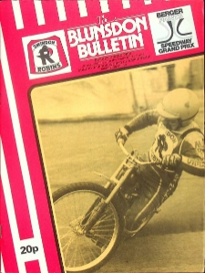 1979 kwiecień 28, Swindon : Brytyjska Runda Kwalifikacyjna Indywidualnych Mistrzostw Świata na żużlu, Berger Grand Prix