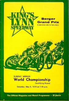1979 maj 5, King's Lynn : Brytyjska Runda Kwalifikacyjna Indywidualnych Mistrzostw Świata na żużlu, Berger Grand Prix