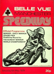1979 maj 5, Manchester : Brytyjska Runda Kwalifikacyjna Indywidualnych Mistrzostw Świata na żużlu, Berger Grand Prix