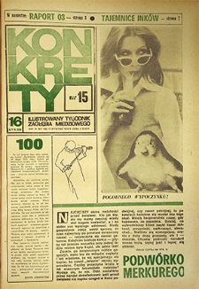 Konkrety nr 15 (100), kwiecień `74