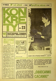 Konkrety nr 23 (108), czerwiec `74
