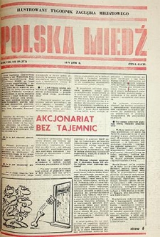 Polska Miedź nr 19 (373), maj `90